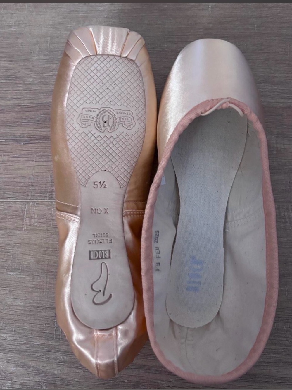 Bloch Flexus Skye Pointe Shoes 5.5 no X